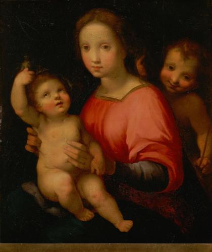 Andrea del Sarto Maria mit Kind und Johannesknaben